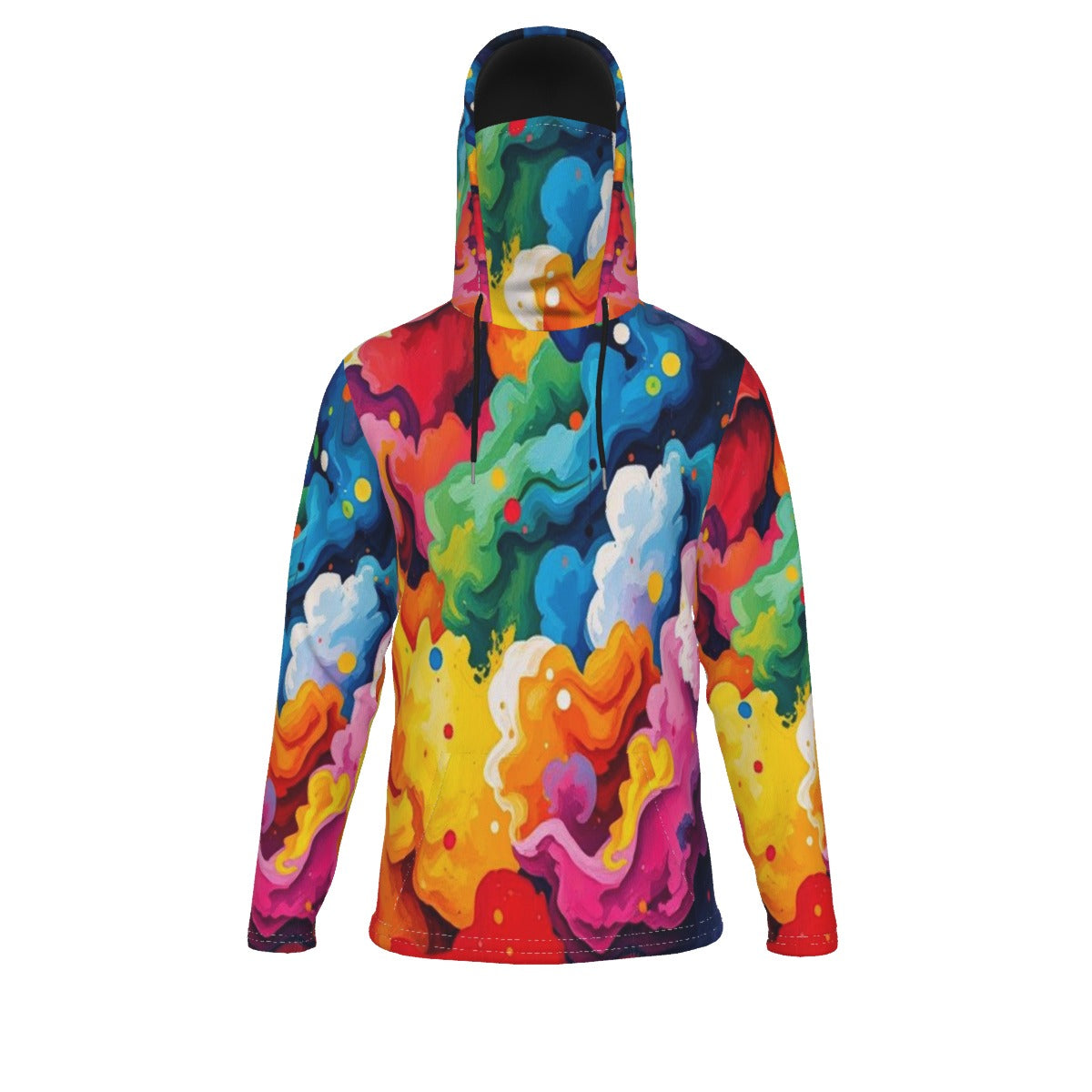Men's Pullover Hoodie With Mask - view 1