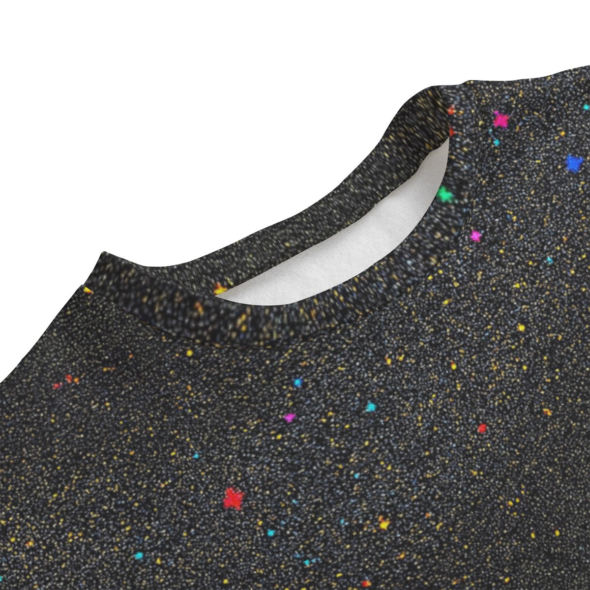 Unisex Drop-shoulder Knitted Fleece Sweater - view 3