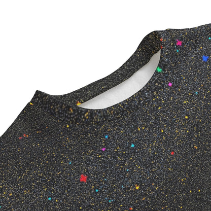 Unisex Drop-shoulder Knitted Fleece Sweater - view 3