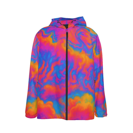 Men's Hooded Zipper Windproof Jacket