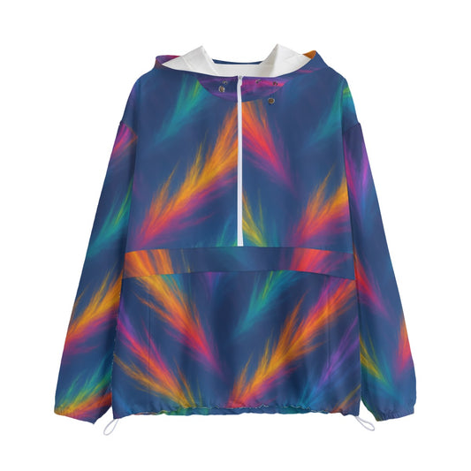 Unisex Pullover Jacket With Zipper Closure