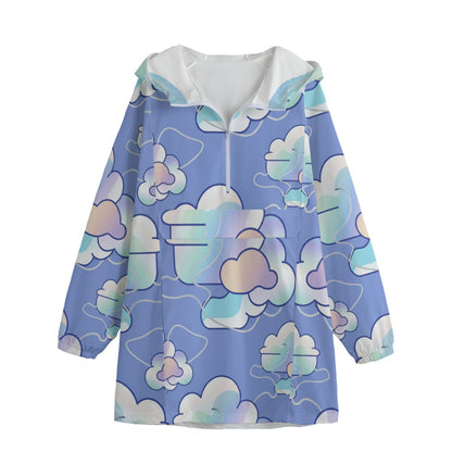 Unisex Windbreaker Long Jacket