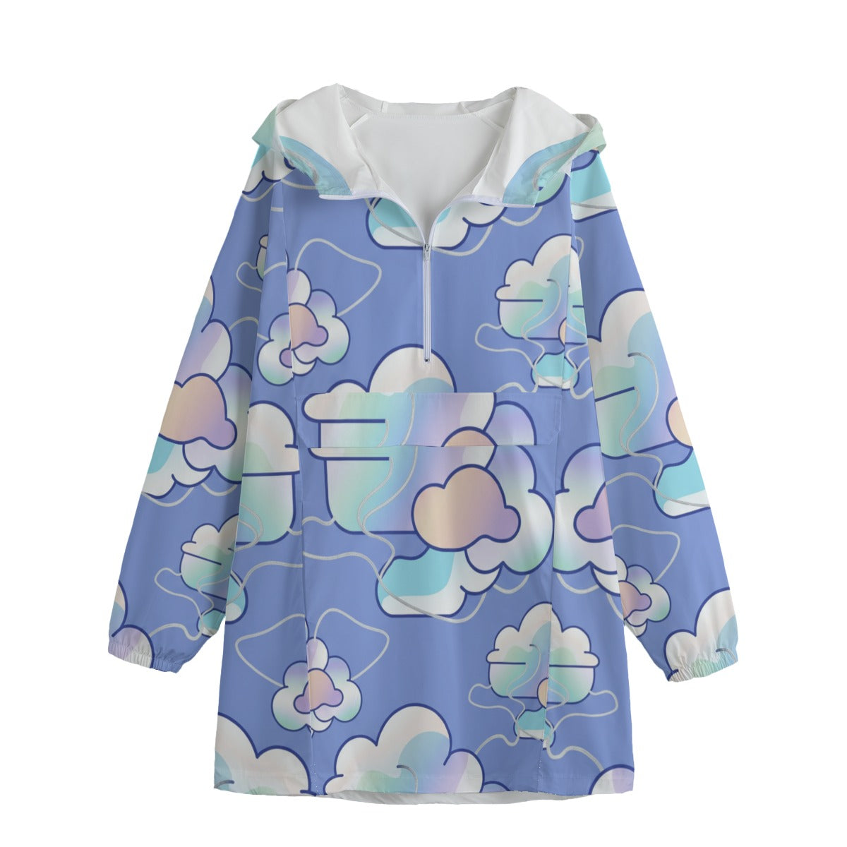 Unisex Windbreaker Long Jacket