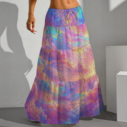 Women's Pleated Long Skirt