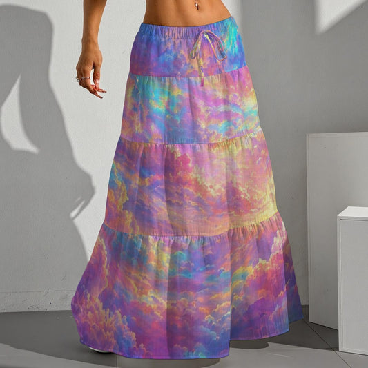 Women's Pleated Long Skirt