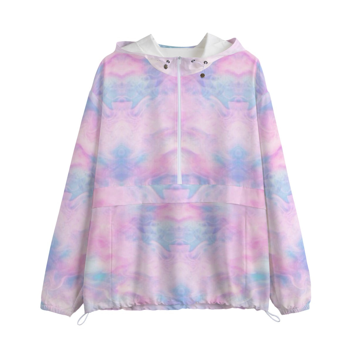 Unisex Pullover Jacket With Zipper Closure