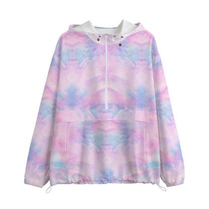 Unisex Pullover Jacket With Zipper Closure
