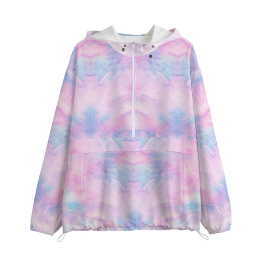 Unisex Pullover Jacket With Zipper Closure