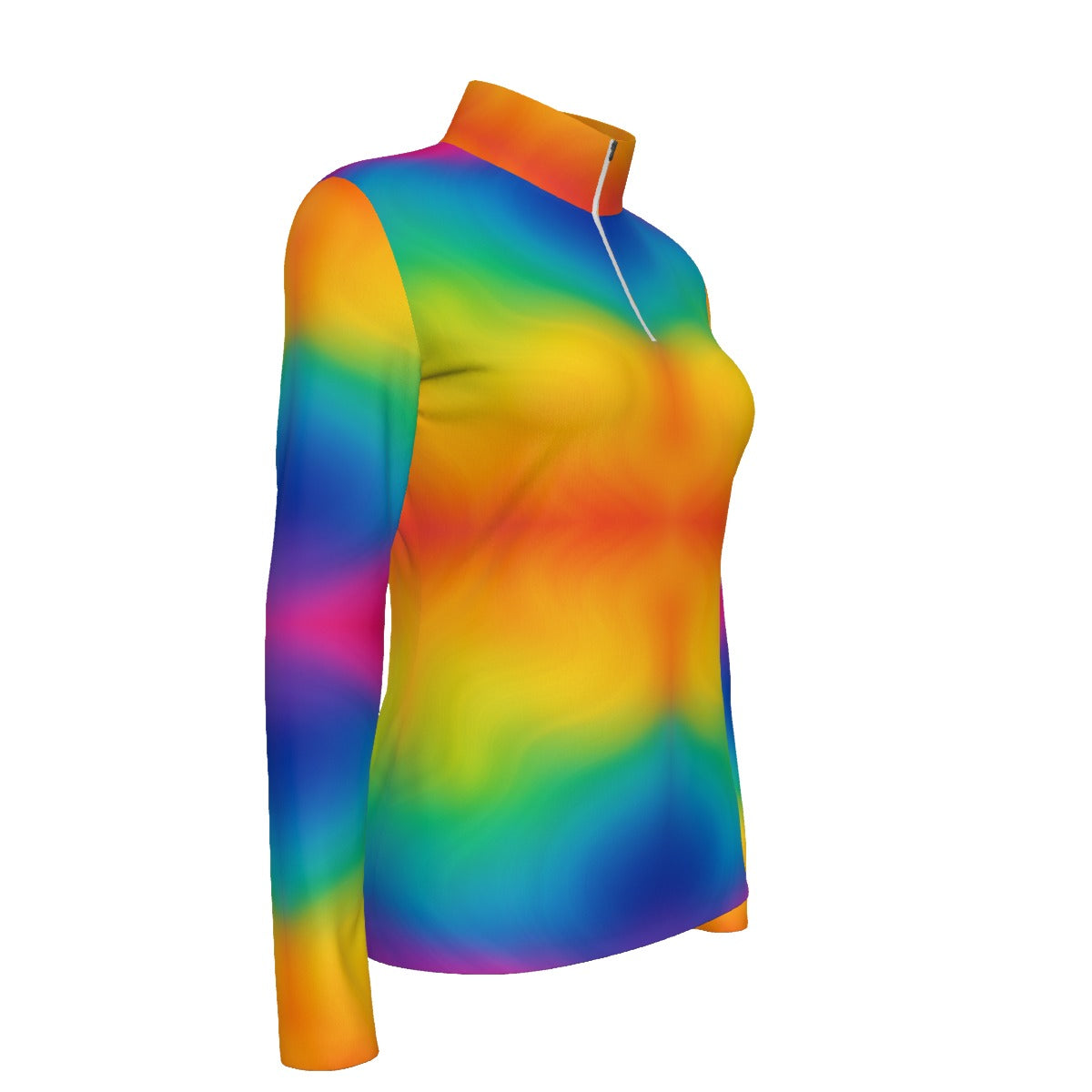 Women's Sports Collar Jersey With Long Sleeve