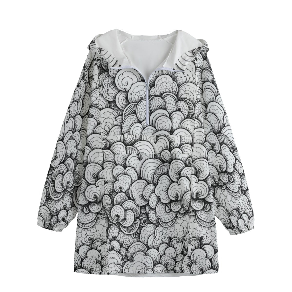 Unisex Windbreaker Long Jacket