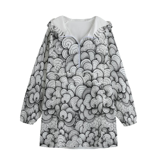 Unisex Windbreaker Long Jacket