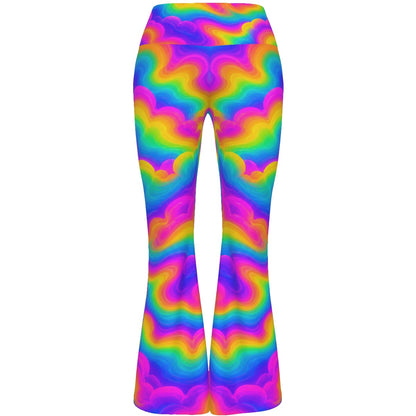 All-over print Women's Flare Yoga Pants