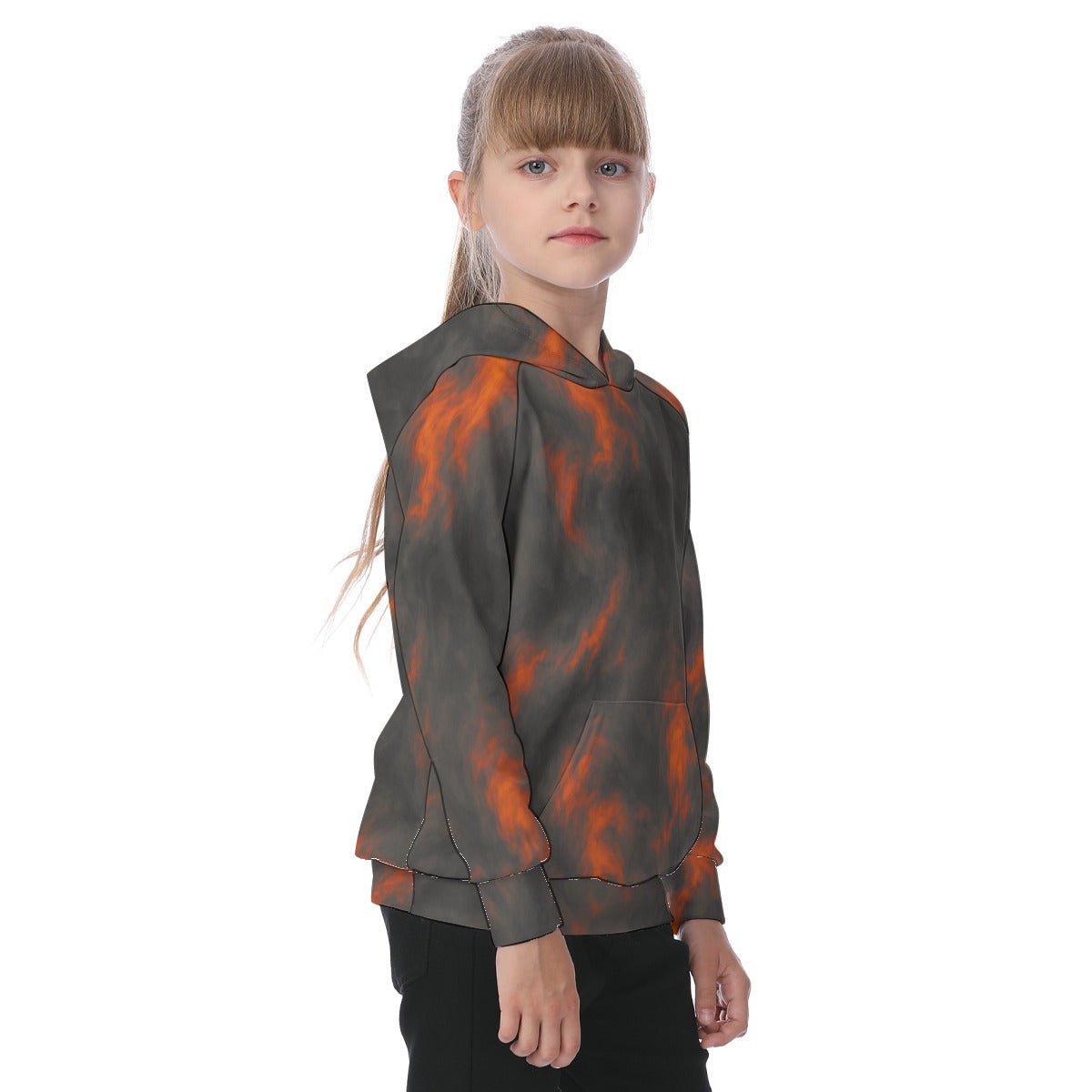 Unisex Kid's Raglan Pullover Hoodie