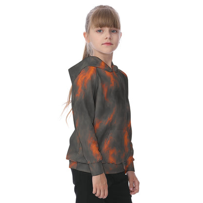 Unisex Kid's Raglan Pullover Hoodie