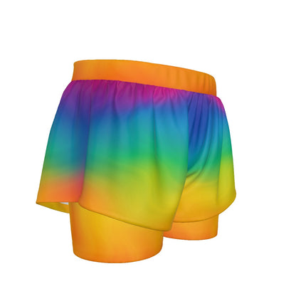 Unisex Sports Lined Shorts