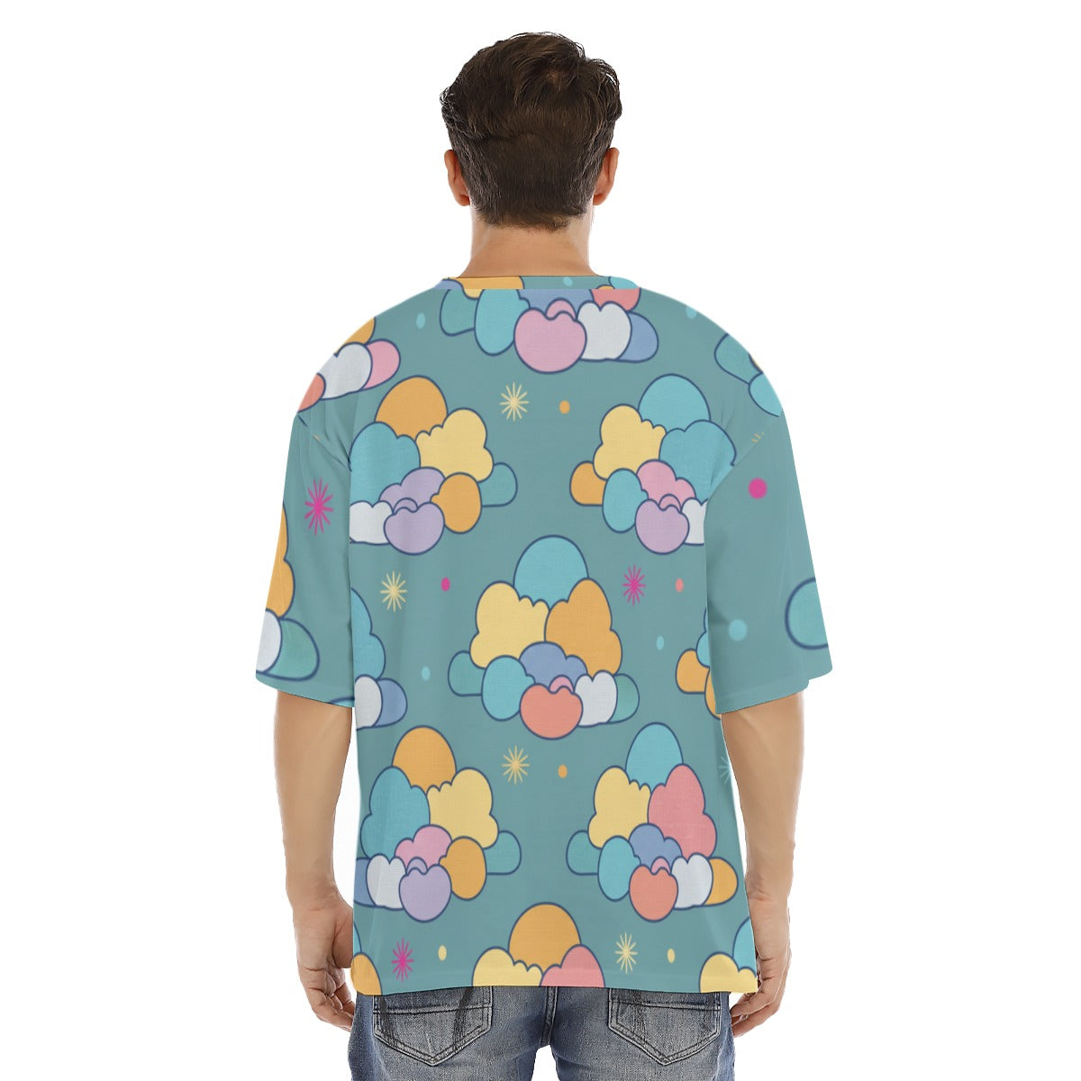 Men's Drop Shoulder T-shirt With Short Sleeve