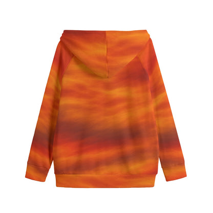 Unisex Kid's Zip Up Raglan Sleeve Hoodie | 310GSM Cotton