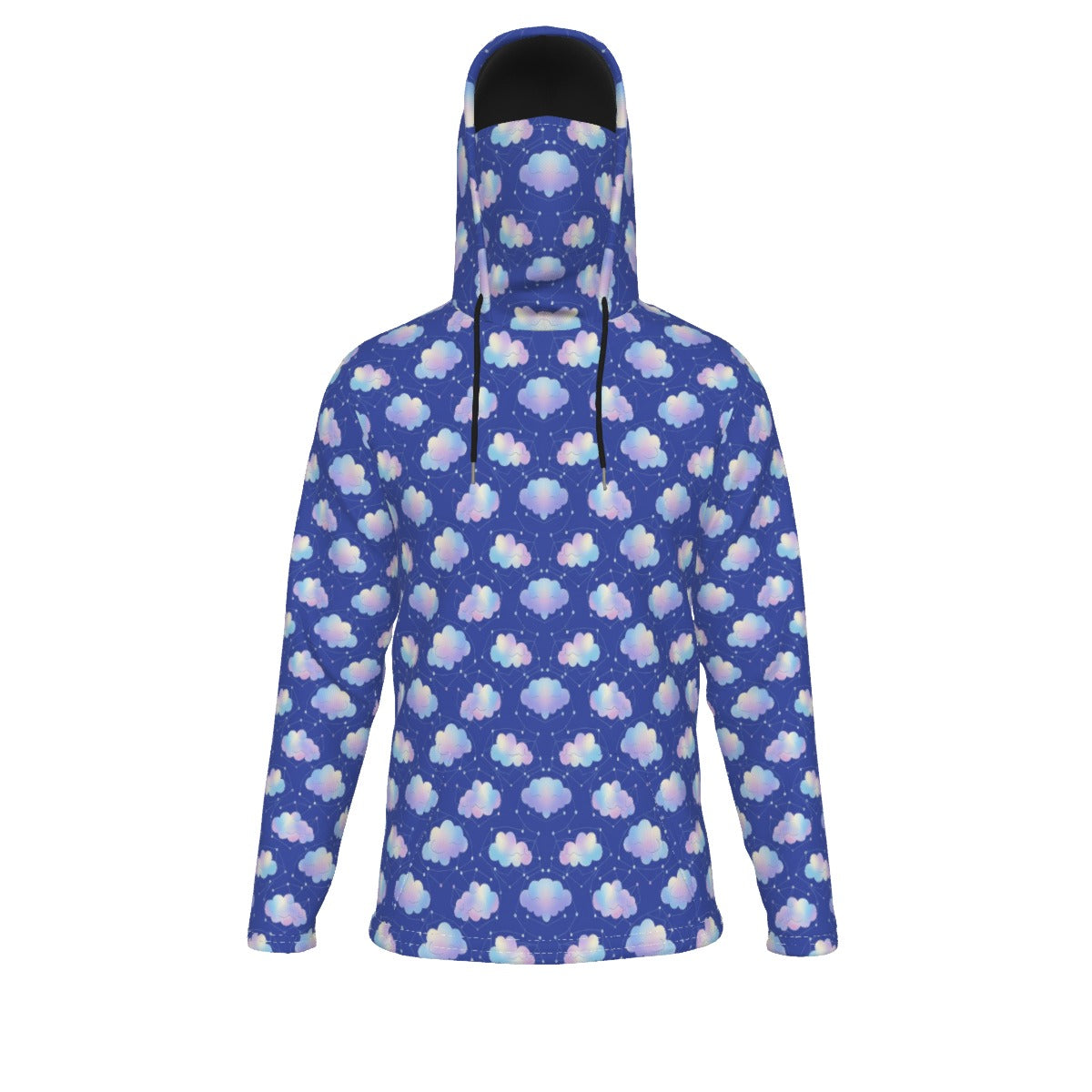 Men's Pullover Hoodie With Mask - view 1