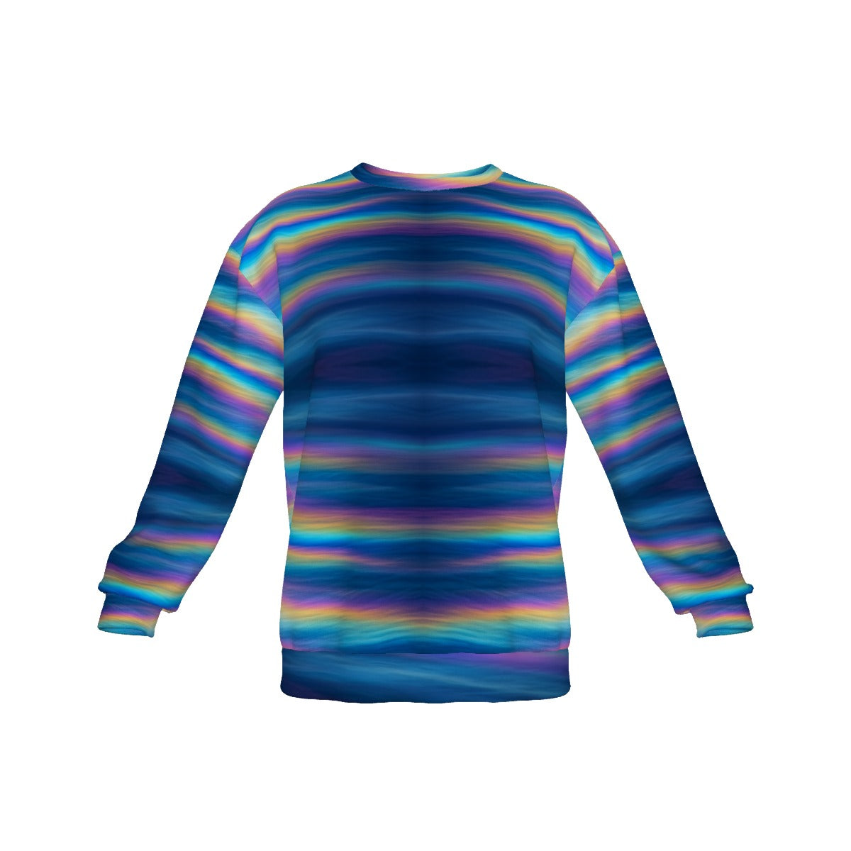 Men's Drop Shoulder Round Neck Long-Sleeved Sweatshirt
