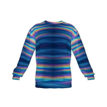 Men's Drop Shoulder Round Neck Long-Sleeved Sweatshirt