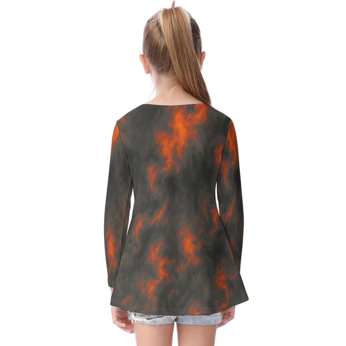 Unisex Kid's Long Sleeve O-neck T-shirt