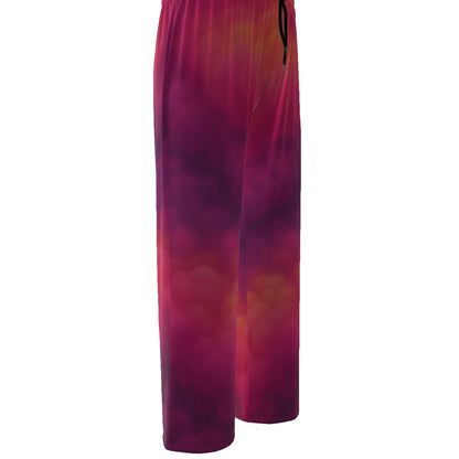 Unisex Knitted Fleece Wide Leg Pants