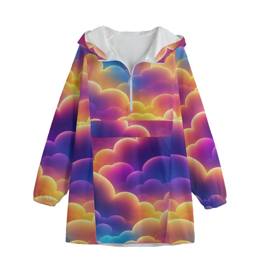 Unisex Windbreaker Long Jacket