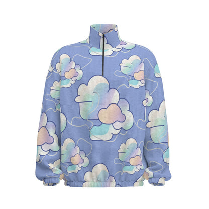 Unisex Turtleneck Zippered Sweatshirt