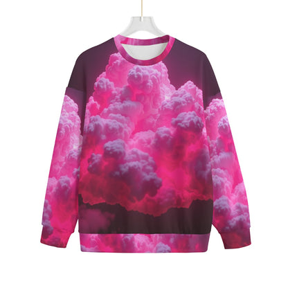 Unisex Drop-shoulder Knitted Fleece Sweater - view 1