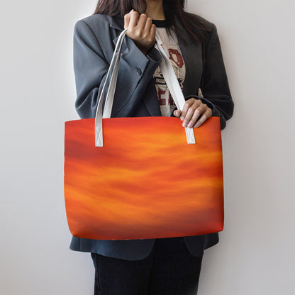 Unisex Stylish PU Leather Tote Bag