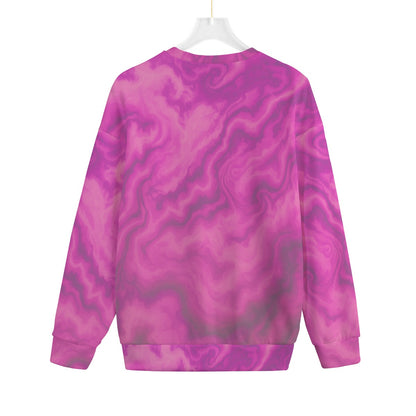 Unisex Drop-shoulder Knitted Fleece Sweater - view 2