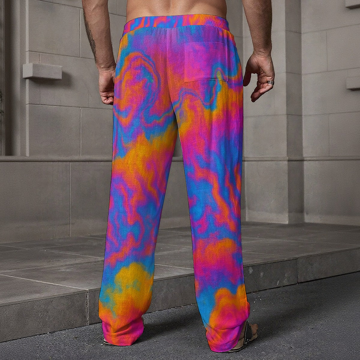 Men's Loose Casual Pants With Pocket