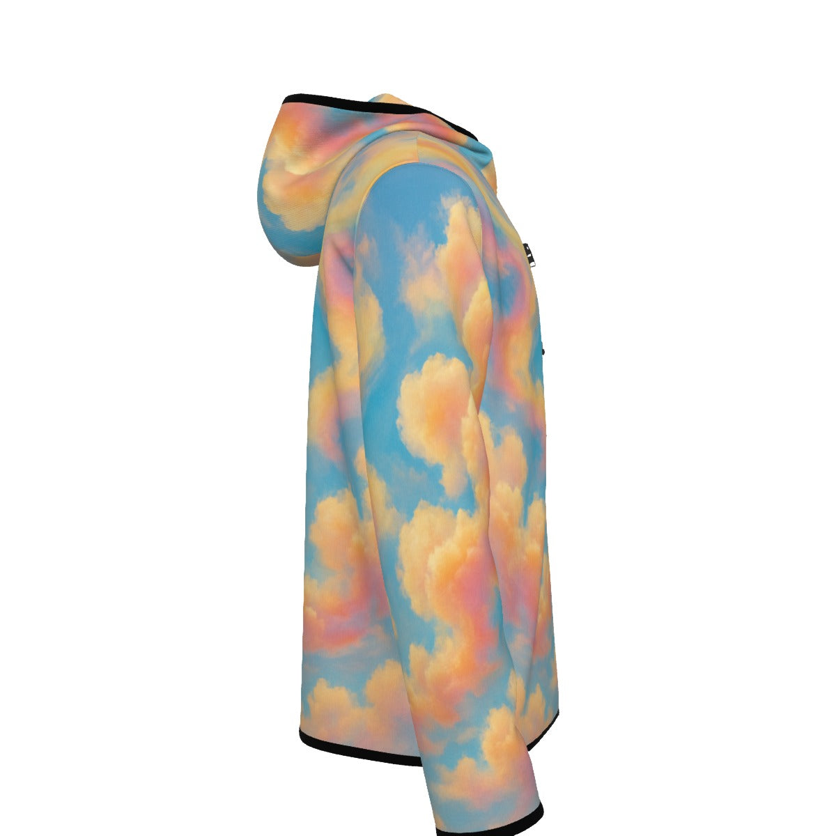 Men's Stylish Hoodie with Thumb Hole Design - view 3