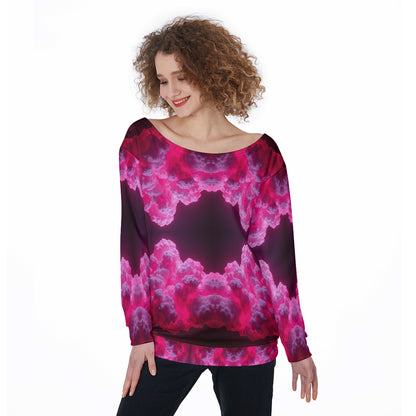 Women's Off-Shoulder Sweatshirt