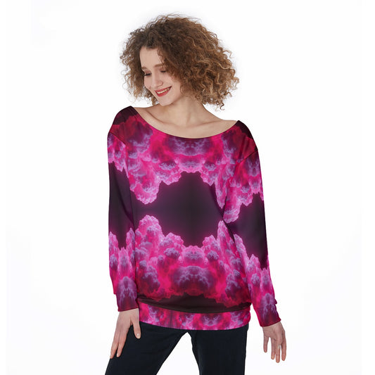 Women's Off-Shoulder Sweatshirt