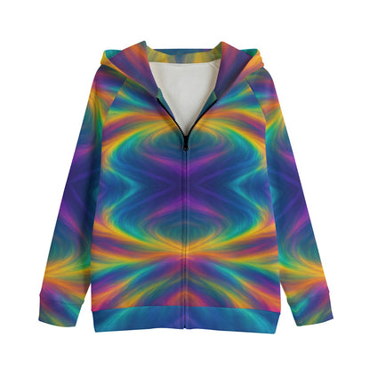 Unisex Kid's Zip Up Raglan Sleeve Hoodie | 310GSM Cotton