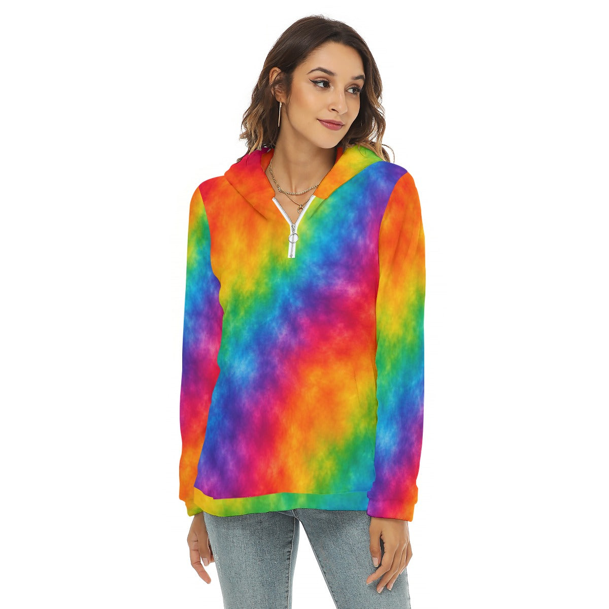 Women’s Borg-Fleece Half-Zip Hoodie - view 3