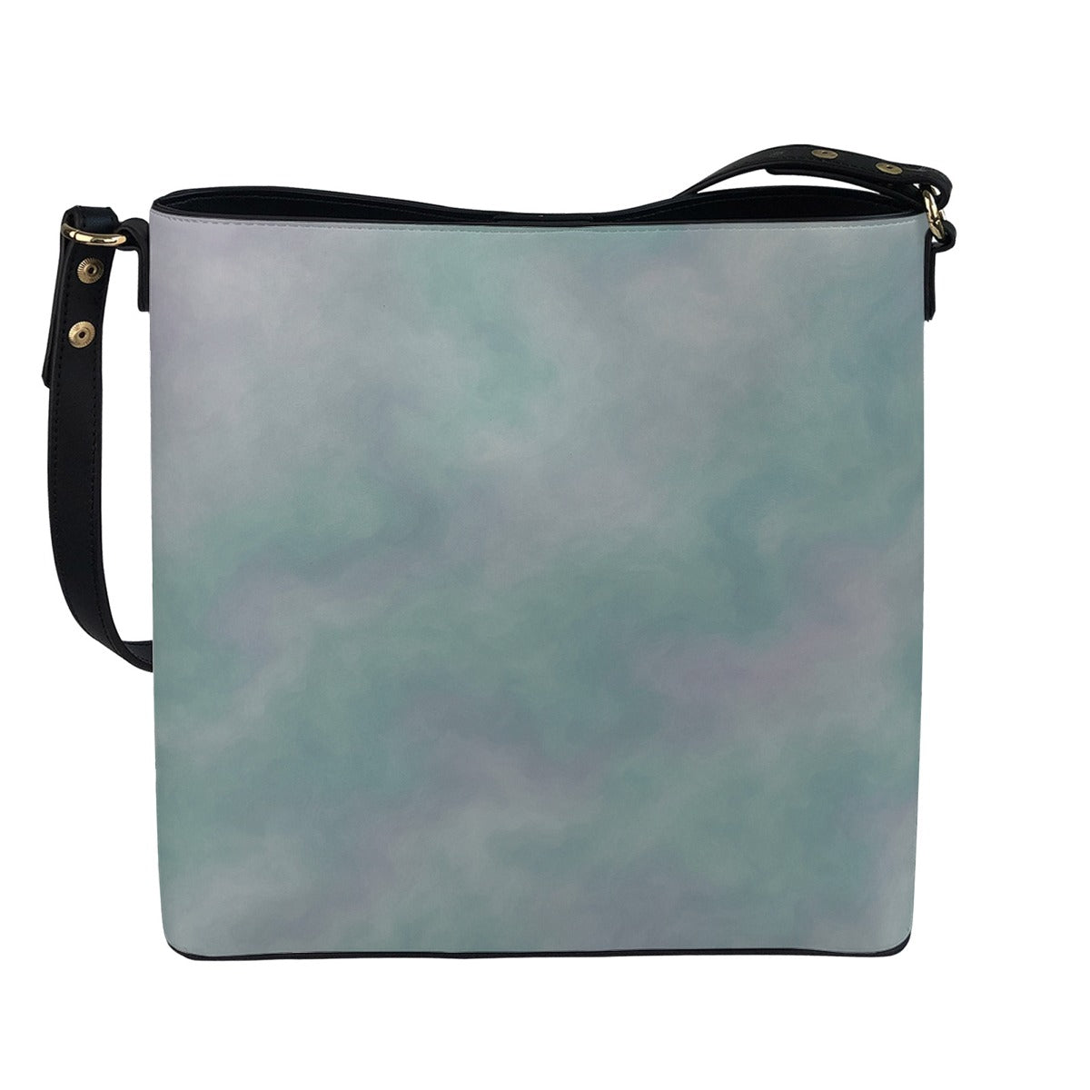 Unisex Minimalist Square Crossbody Bucket Bag