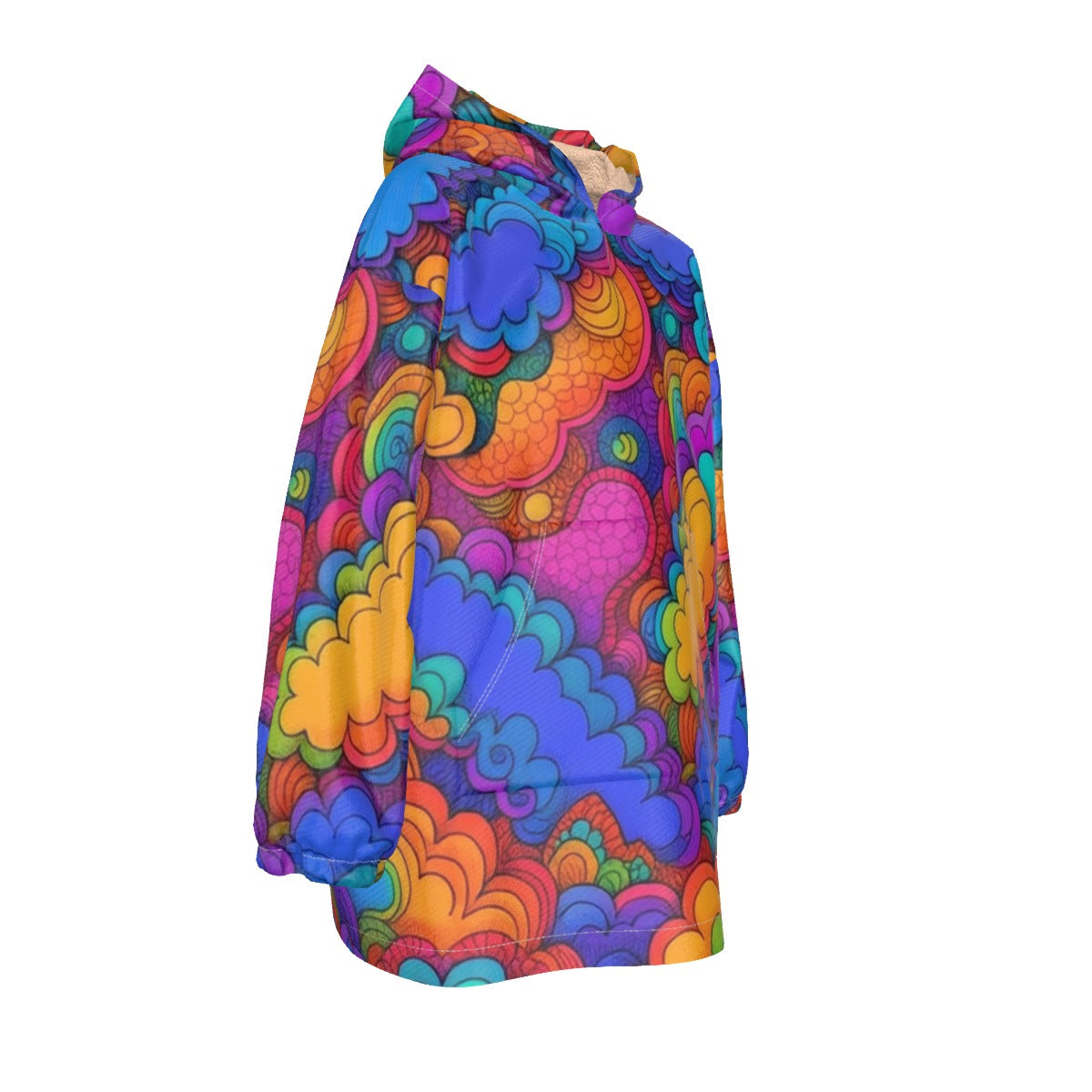 Unisex Kid's Sherpa Fleece Hoodie Blanket