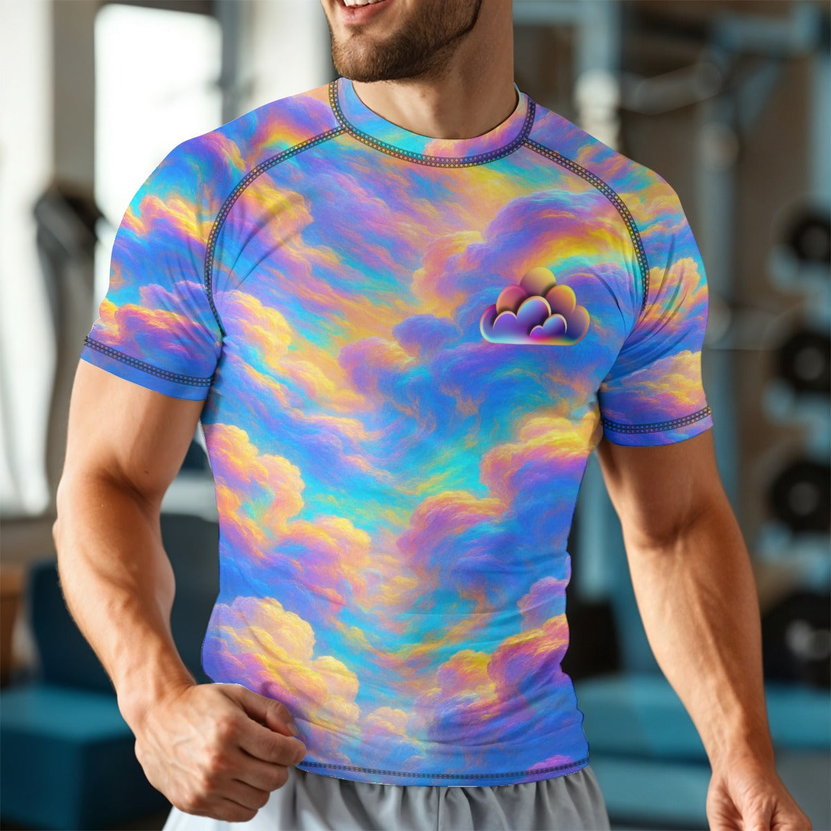 Unisex Yoga Sports Short Sleeve T-Shirt