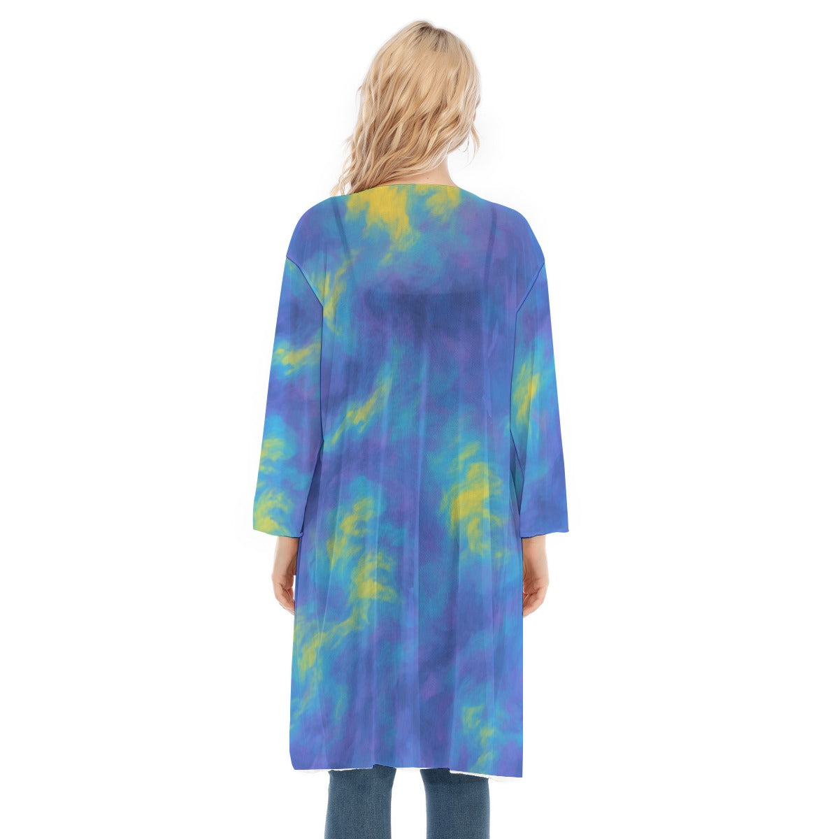 Women's V-neck Mesh Cardigan