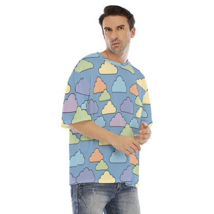 Men's Drop Shoulder T-shirt With Short Sleeve