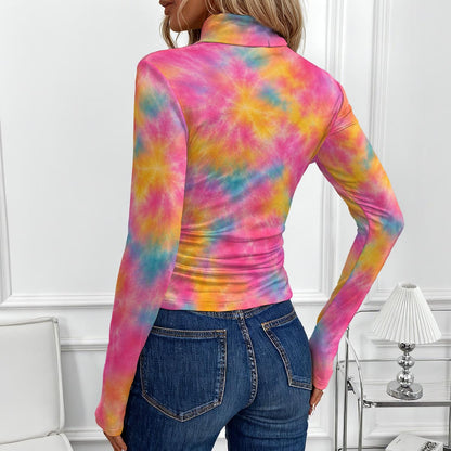 Women’s High-Neck Long-Sleeve Top - view 3