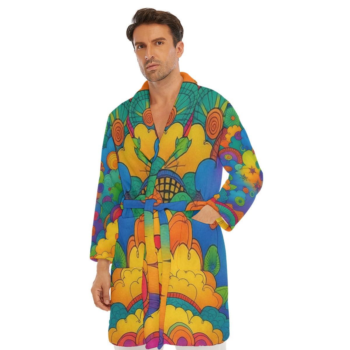 Men's Borg Fleece Robe