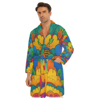 Men's Borg Fleece Robe