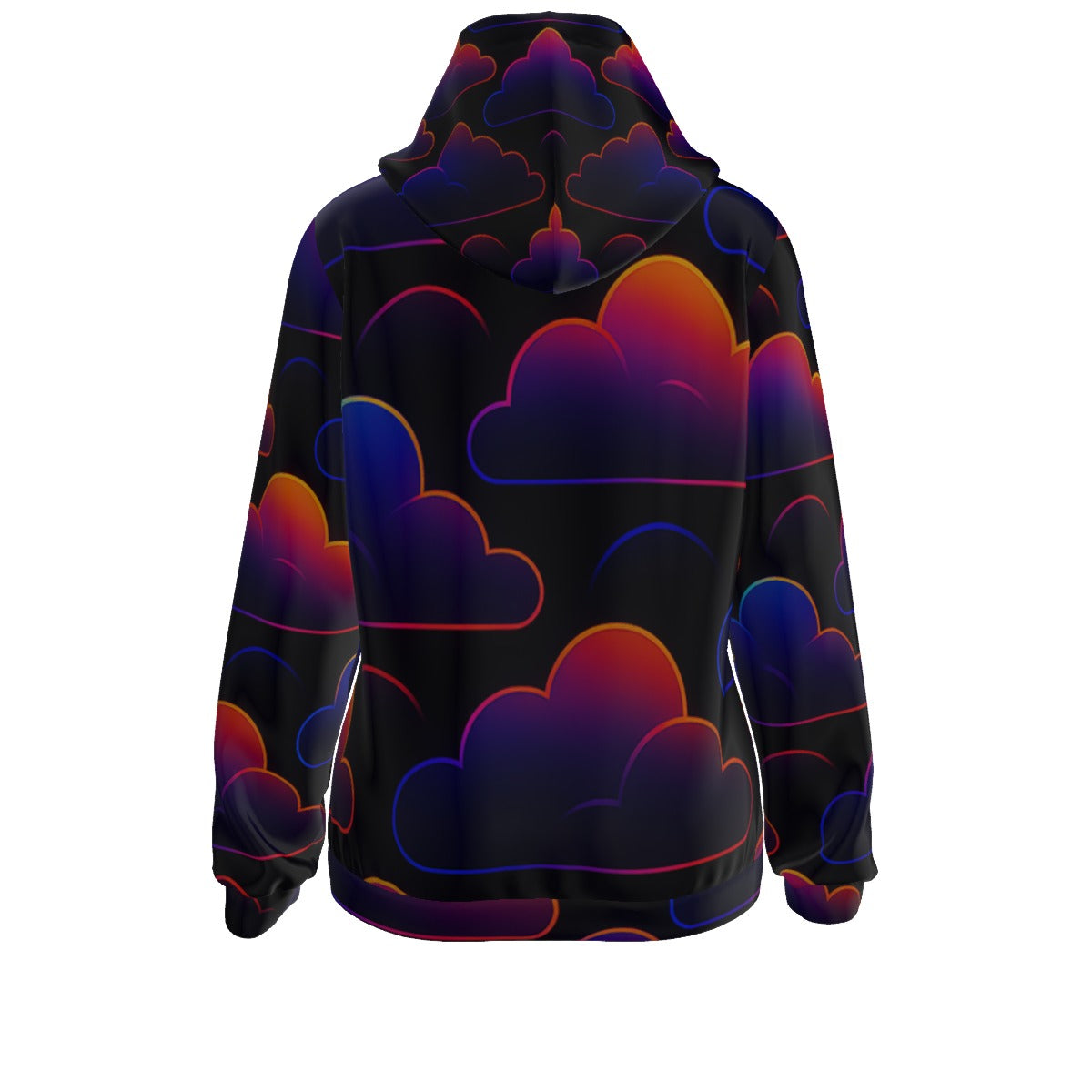 Women's Borg Fleece Hoodie With Half Zip