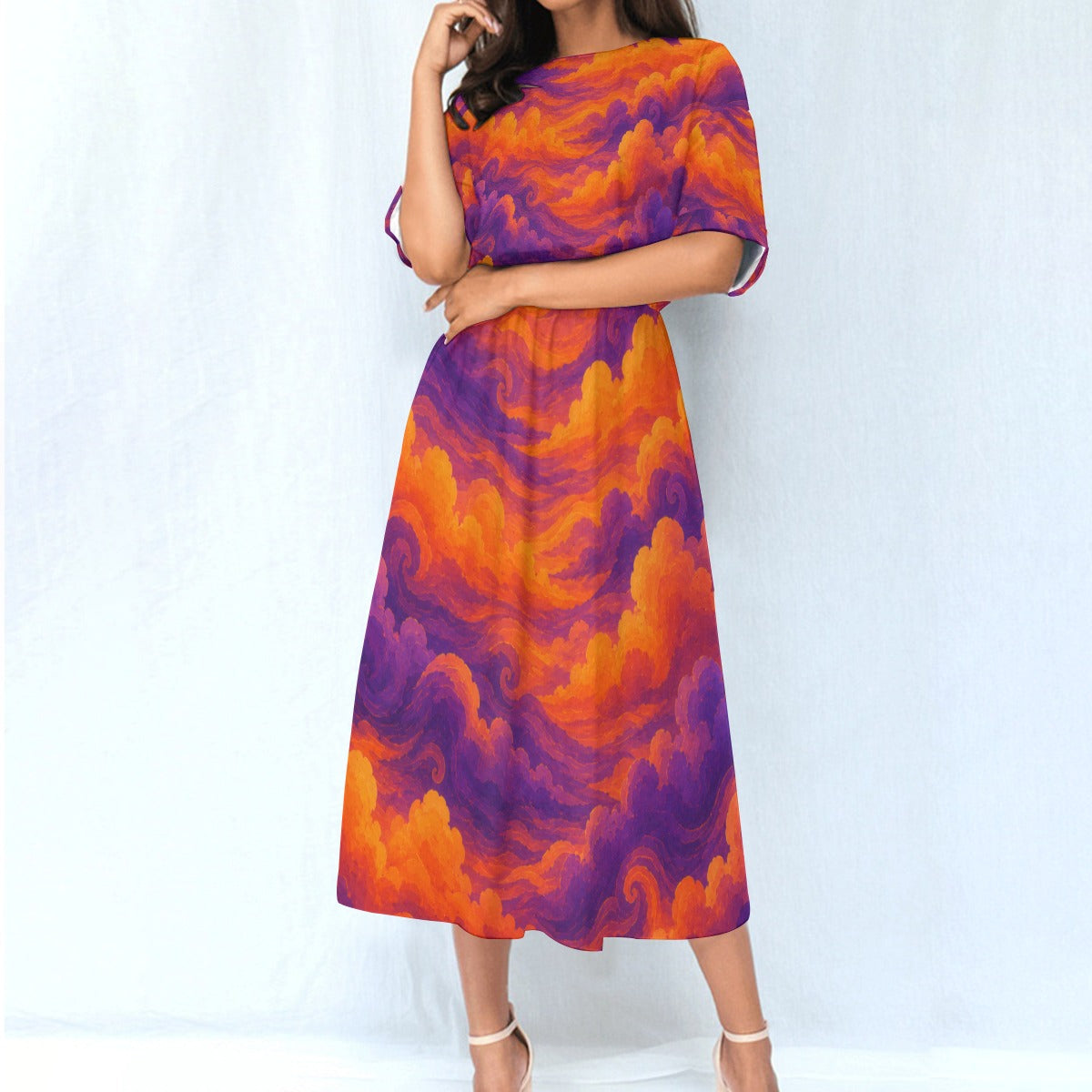 Women's Elastic Waist Dress by O’Nimbus