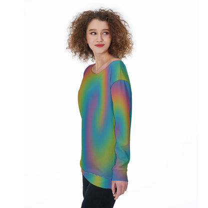 Women's Off-Shoulder Sweatshirt
