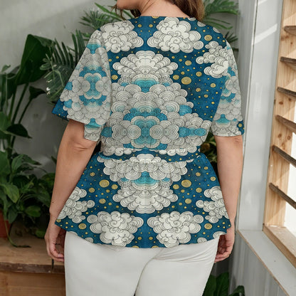 Women's Wrap Blouse