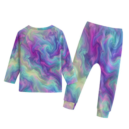 Kid's Knitted Fleece Set